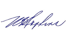 signature de Nancy Hopkins 