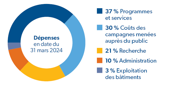 graphique des dépenses