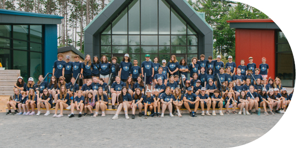 Photo d'enfants au camp