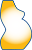 Icone d'une femme enceinte