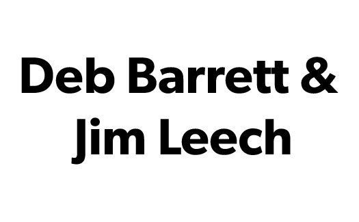 Deb Barrett and Jim Leech