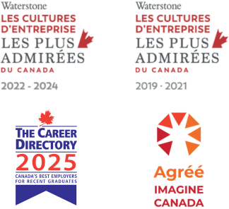 Logo de Waterstone Les cultures d'entreprise - Les plus admirées 2022-24 | The career Directory 2025 | Imagine Canada