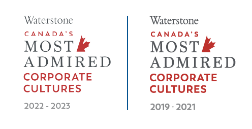 Logo of Waterstone Canada's Most Admired - Corporate Cultures 2022