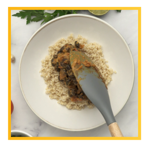 Image 5 - Étape no 5 Servez le quinoa et les haricots