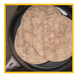 Tortilla dans la poele