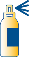 Icon of a spray bottle