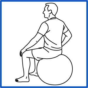 drawing of a person doing thigh slides