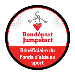 Logo du commanditaire Bon départ (Jumpstart) Bénéficiaire du Fonds d'aide au sport