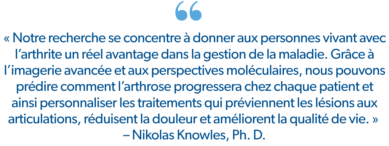 Research quote from Dr. Nikolas Knowles