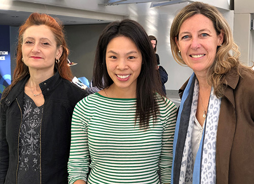 Sabrina Hoa, Marie Hudson and Sasha Bernatsky