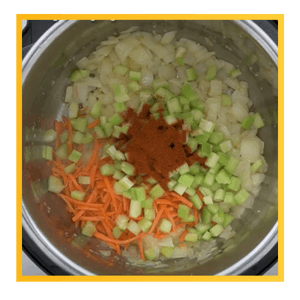 Step 1
Press the Sauté button; add olive oil and sauté onion and garlic until softened and starting to turn brown, about 5 minutes. 